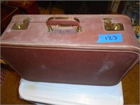 hard side suitcase (brown)