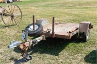 4'X8' TRAILER-WITH OWNERSHIP- AS NEW TIRES & SPARE