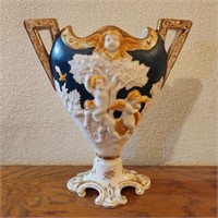 Capodimonte 9" Double Handle Vase