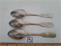 Hall & Elton Silver Spoons