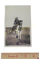 Real Photo Postcard Native American Photo Card