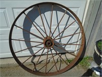 51" vintage Steel Wheel