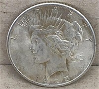 1925 Peace silver dollar