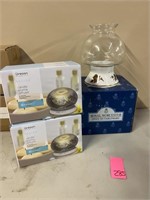 Candle Aroma Diffusers & Teal Light Candle