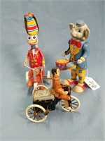 3 Vintage/Modern Tin Windup Toys