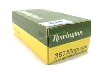 Full box Remington 357 magnum ammo