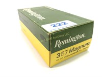 Full box Remington 357 magnum ammo