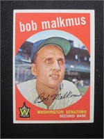 1959 TOPPS #151 BOBBY MALKMUS SENATORS