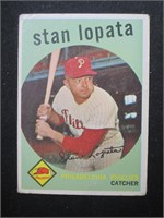 1959 TOPPS #412 STAN LOPATA PHILLIES