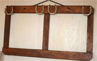 WALL FRAME W/ HORSE SHOES