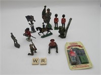 SELECTION OF METAL TOY SOLDIERS