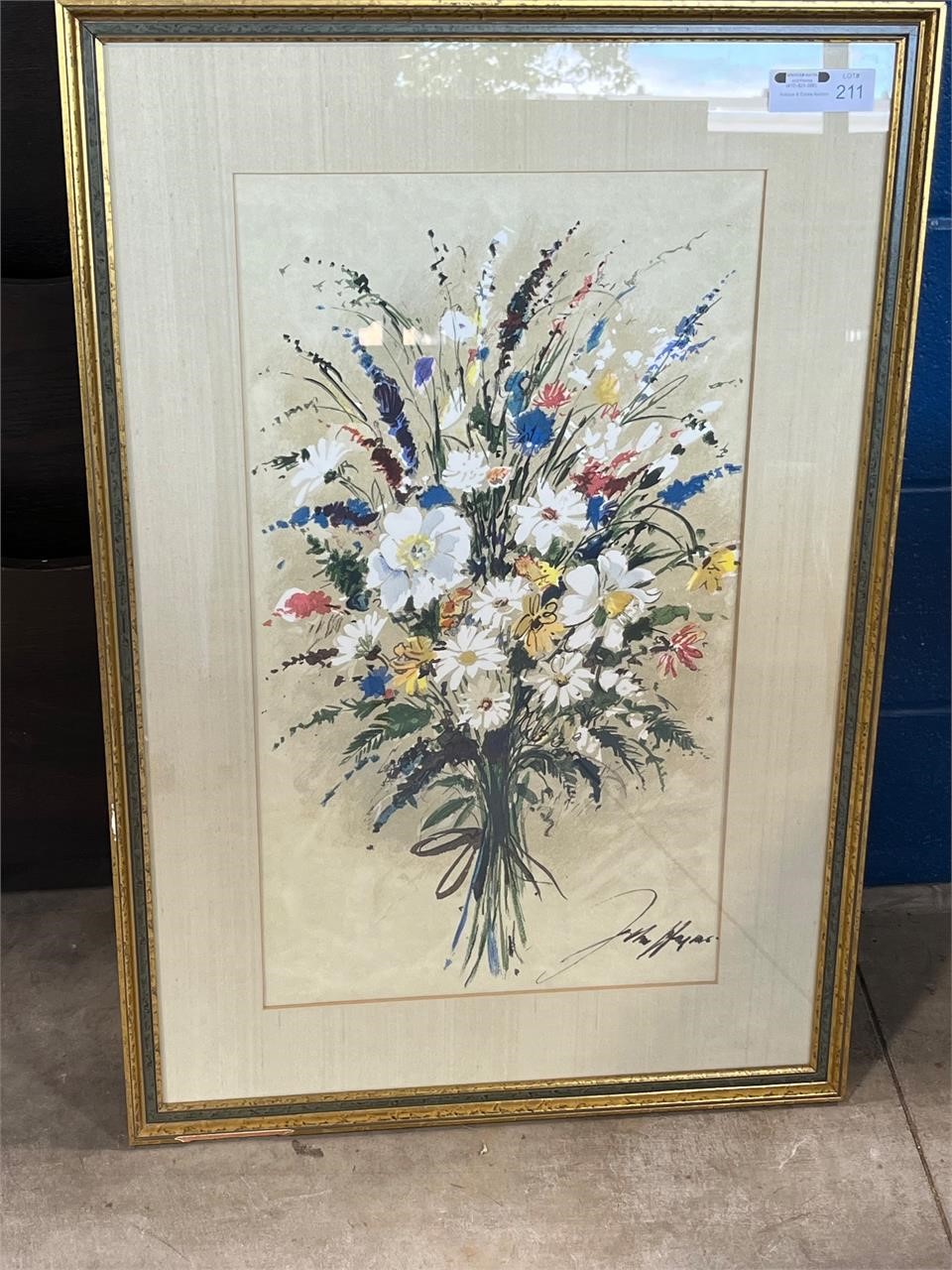 Flower Watercolor singed Hayes