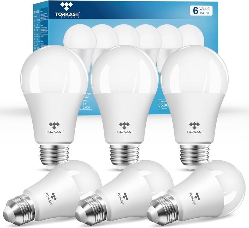 TORKASE LED Light Bulb, A19 60W/80W/100W