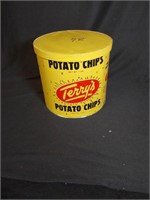 Terry's Potato Chip Can