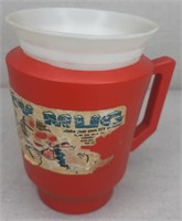 C7) Vintage Icy Mug Slush Frozen Drink Maker Red