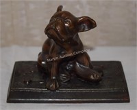 (S1) Bronze French Bulldog Paper Weight