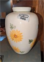 Yellow Floral Vase