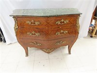 Marble Top Bombe Cabinet