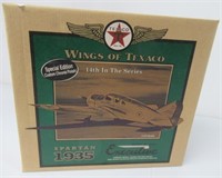 Diecast Texaco exclusive 1935 Spartan airplane in