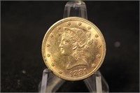 1881-P $10 Pre-33 Gold Liberty Head Coin