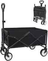 Collapsible Folding Outdoor Utility Wagon, Beach W