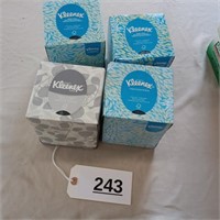 4 Boxes of kleenex