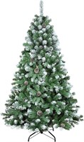 Kadunmina 7ft Snow Flocked Christmas Tree