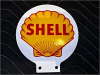 5” Porcelain Double Sided Shell Sign