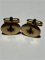 12k Gold Filled Freemason Cufflinks