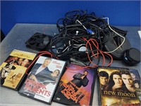 Misc cords and DVDS