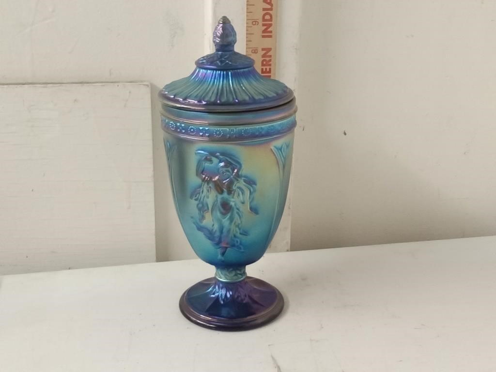 Fenton 100th anniversary Dancing Nudes urn