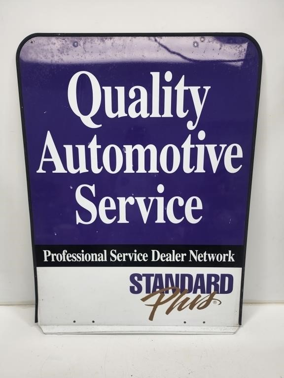 Quality Automotive Service Curb Sign