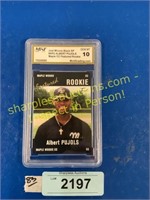 Albert Pujols rookie card