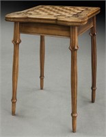 Louis Majorelle inlaid walnut games table,
