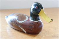 HANDCARVED & PAINTED MALLARD DUCK CARVING