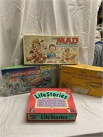 Lot Of 4 Board Games As Photoed