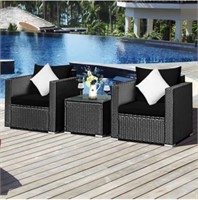 Outdoor 3-piece Patio Furniture Set