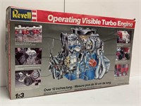 1985 Revell 1:3 Visible Turbo Engine Model Kit