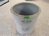 WESTERN STONEWARE CROCK MONMOUTH, IL 15 GAL