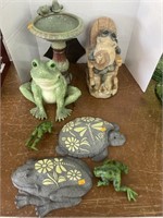 Decorative frog figures