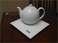 White Ware Teapot