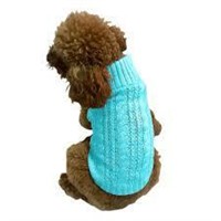 Dog Knited Sweater-Teal Colour