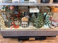 Ceramic Christmas Trees, Village Houses, Vases etc