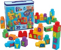 MEGA BLOKS Fisher-Price ABC Toddler Blocks Buildin