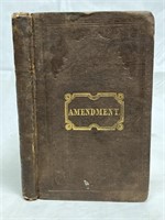 Rare 1841 Amendment; Charles Grant and His Sister