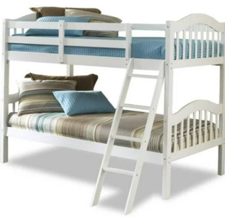 Storkcraft Long Horn Bunk Bed, White