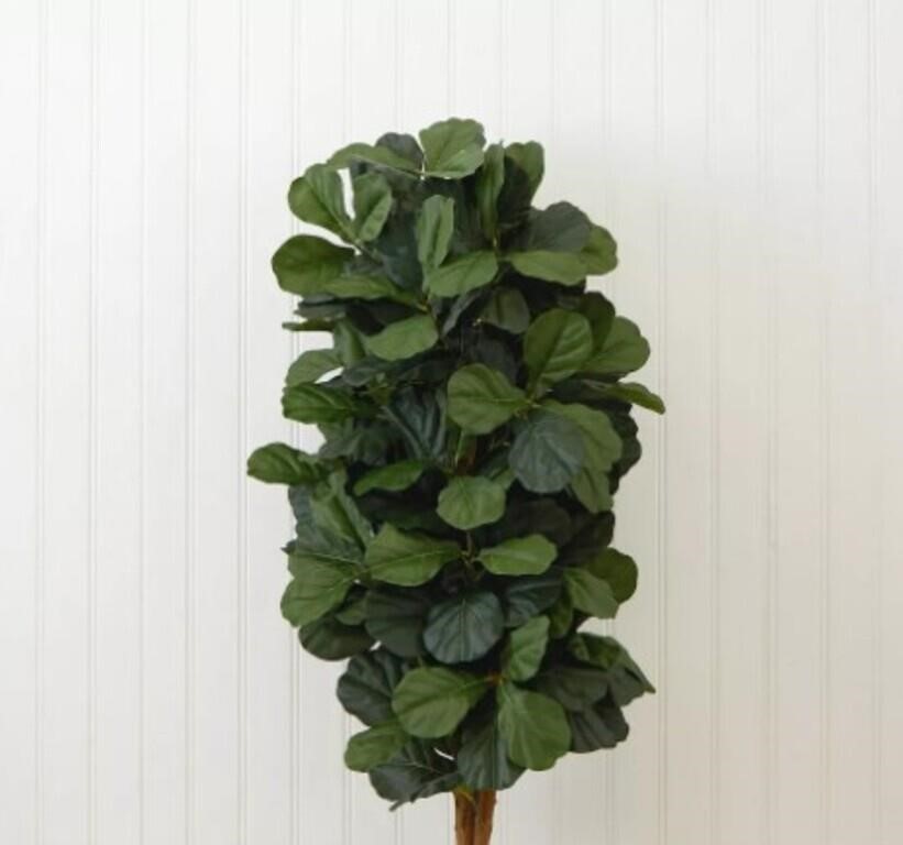 Nearly Natural 6ft Artificial Fiddle Leaf Fig Tree