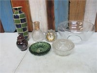 Vases, Clock & More