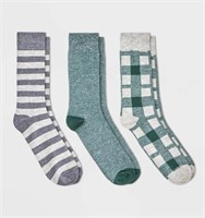 3pr Goodfellow Crew Socks Size 7-12