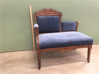 Victorian East Lake Settee